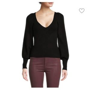 French Connection ribbed knit top